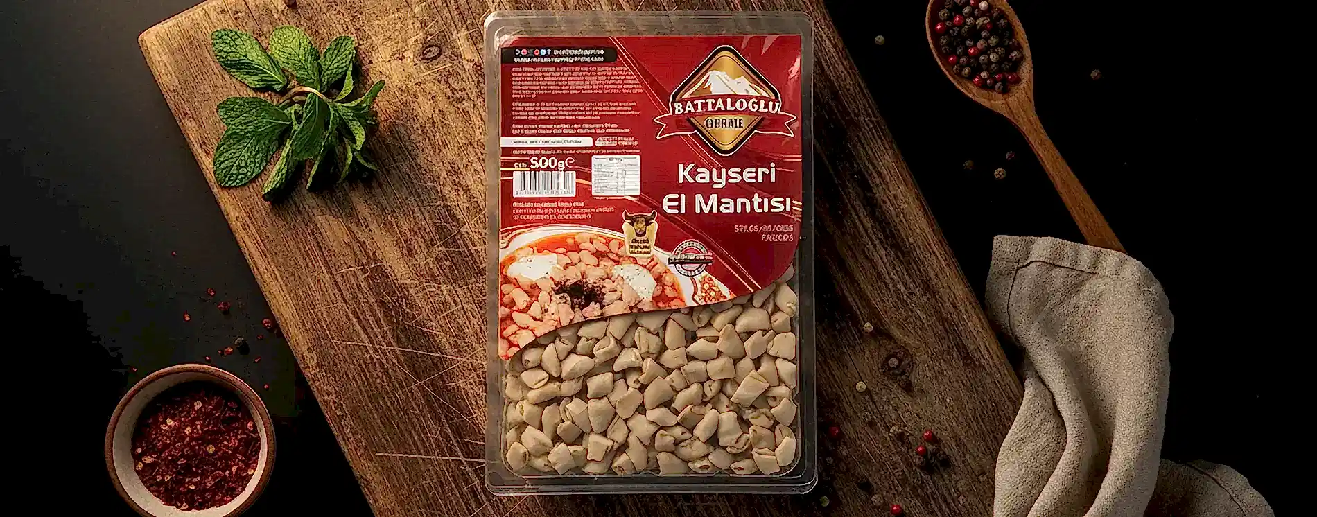 El Yapımı Kayseri Mantısı - Pastırma Adası