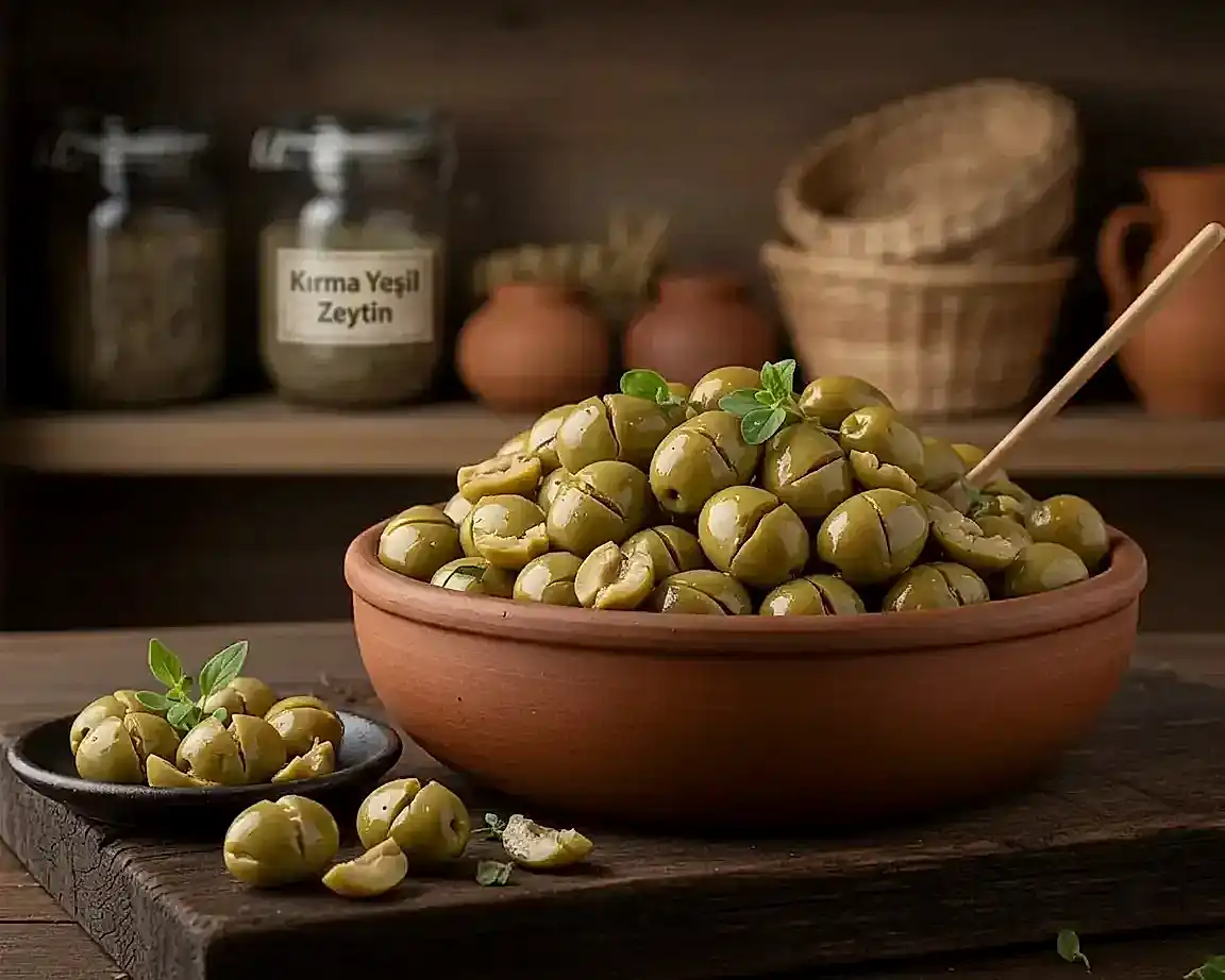 Kırma Yeşil Zeytin - Şarkuteri Ürünleri - Pastırma Adası